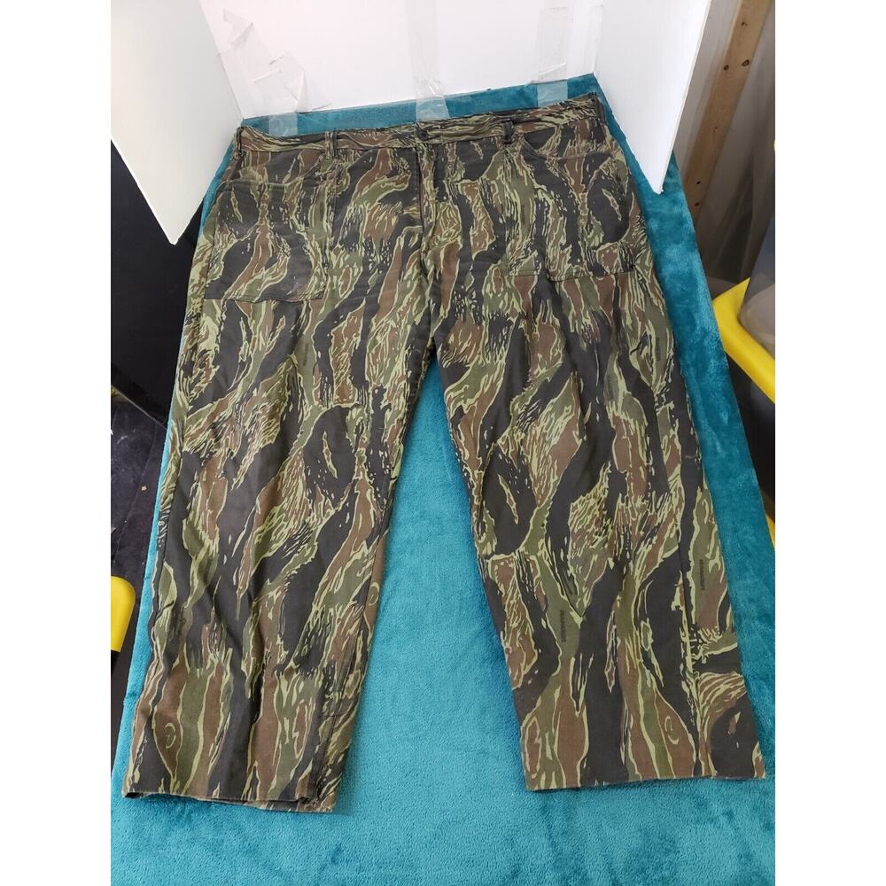 Ranger Camouflaged Hunting Pants Mens Green Sz 2XL XXL Zipper Pocket Cotton